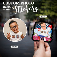 Load image into Gallery viewer, Create your own Custom Stickers for Vote for Me Portrait
