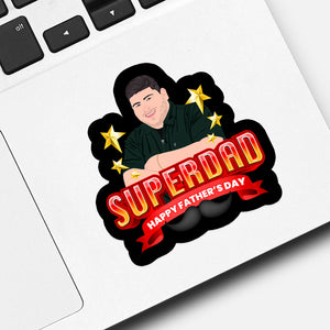 Cusotm Super Dad Sticker designs customize for a personal touch