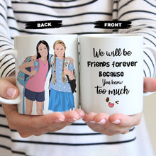 Load image into Gallery viewer, Custom Best Friend Mugs for Women
