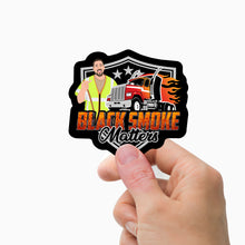 Load image into Gallery viewer, Custom Black Smoke Matters Truck  Stickers Personalized
