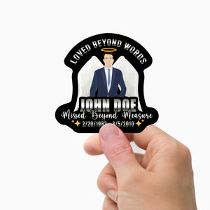 Custom Memorial  Stickers Personalized