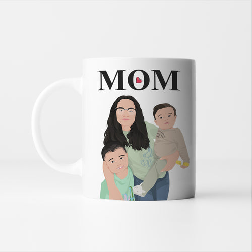 Custom Mom Mug Stickers Personalized
