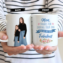 Load image into Gallery viewer, Personalized Thanks Mom Were Fabulous Mug
