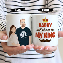 Load image into Gallery viewer, Custom My King Dad Coffee Mug
