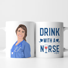Load image into Gallery viewer, Custom Nurse Mug Stickers Personalized
