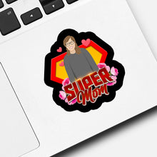 Load image into Gallery viewer, Custom Super Mom  Sticker designs customize for a personal touch
