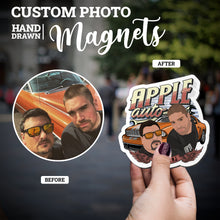 Load image into Gallery viewer, Custom drawn Logo Magnets
