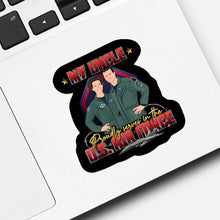 Load image into Gallery viewer, Custom My Uncle served on air force  Sticker designs customize for a personal touch
