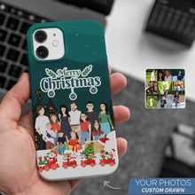 Load image into Gallery viewer, Custom phone case personalized for Christmas
