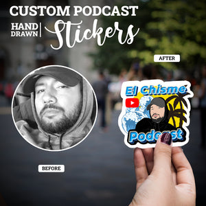 Custom Podcast Stickers