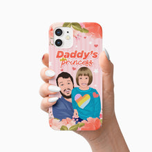 Load image into Gallery viewer, Daddys Princess Phone Case Personalized
