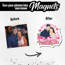 Load image into Gallery viewer, Family Wishes You Merry Christmas Magnet designs customize for a personal touch

