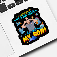 Load image into Gallery viewer, Father and Son Sticker designs customize for a personal touch
