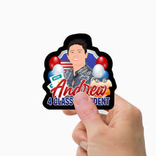 Load image into Gallery viewer, For Class President Sticker Personalized
