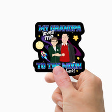 Load image into Gallery viewer, Grandpa Loves You Stickers Personalized
