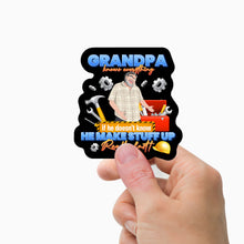 Load image into Gallery viewer, Funny Grandpa Stickers Personalized

