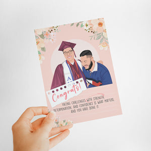 Graduation Card Stickers Personalized