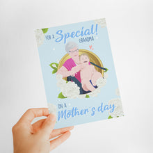 Load image into Gallery viewer, Grand Mothers Day Card Stickers Personalized
