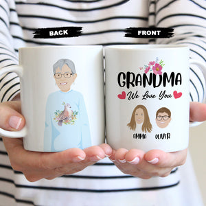 Grandma and Grandchild Personalized Mugs