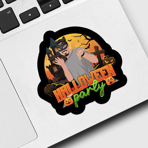 Halloween Party Sticker designs customize for a personal touch