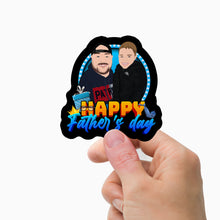 Load image into Gallery viewer, Happy Fathers Day Stickers Personalized
