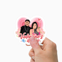 Load image into Gallery viewer, Happy Valentines Day Sticker Personalized
