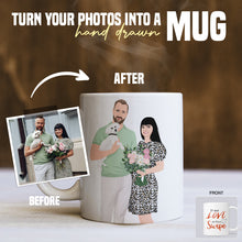 Load image into Gallery viewer, Love At First Swipe Mug Personalized
