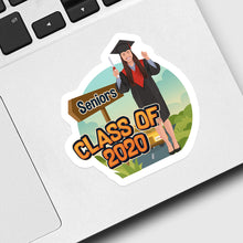 Load image into Gallery viewer, High School Seniors Sticker designs customize for a personal touch
