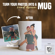 Load image into Gallery viewer, Hiking Mug Sticker designs customize for a personal touch
