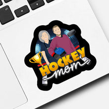 Load image into Gallery viewer, Hockey Mom Sticker designs customize for a personal touch
