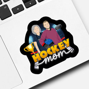 Hockey Mom Sticker designs customize for a personal touch