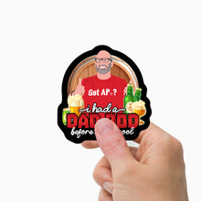 Load image into Gallery viewer, I Had a Dad Bod Before It Was Cool Stickers Personalized
