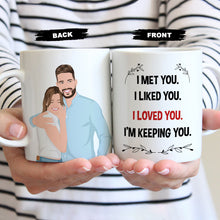 Load image into Gallery viewer, I Met You I Liked You I Love You Personalized Coffee Mug
