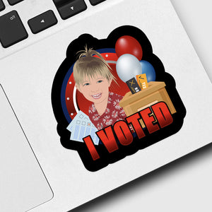 I Voted Sticker designs customize for a personal touch