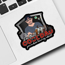 Load image into Gallery viewer, I’m that Cool Dad Sticker designs customize for a personal touch
