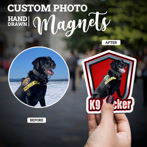 K9 Police Dog Magnets