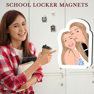 Custom School Locker Magnets