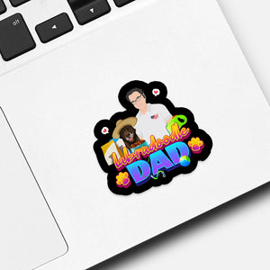 Labradoodle Dad Sticker designs customize for a personal touch