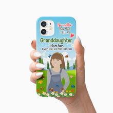 Load image into Gallery viewer, Love My Granddaughter Phone Case Personalized
