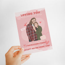 Load image into Gallery viewer, Loving You Valentines Day Card Stickers Personalized
