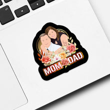 Load image into Gallery viewer, Mom Dad  Sticker designs customize for a personal touch
