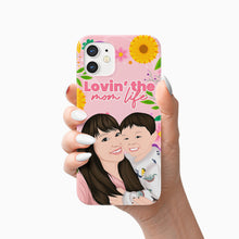 Load image into Gallery viewer, Mom Life Phone Case Personalized
