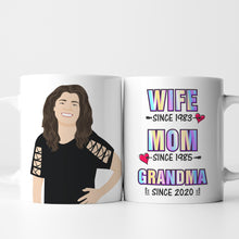 Load image into Gallery viewer, Mom Mug Stickers Personalized
