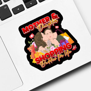 Mom and Daughter Sticker designs customize for a personal touch
