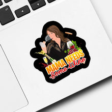 Load image into Gallery viewer, Mom and Wine Sticker designs customize for a personal touch
