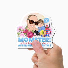 Load image into Gallery viewer, Momster Magnet Personalized
