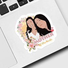 Load image into Gallery viewer, Mother of The Bride Sticker designs customize for a personal touch
