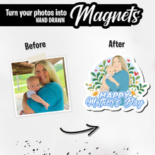 Load image into Gallery viewer, Happy Mothers Day Magnet designs customize for a personal touch
