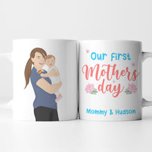 Load image into Gallery viewer, First Mothers Day Gift Personalised Mug
