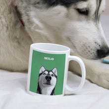 Load image into Gallery viewer, Custom Dog Portrait Mug
